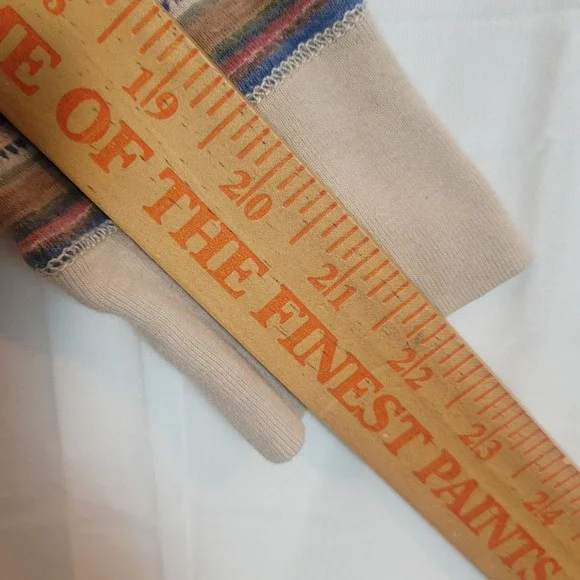 Lauren Ralph Lauren Striped Southwestern Hoodie XS Multi Color Cotton Pullover - Picture 11 of 12